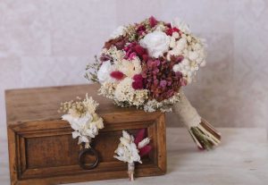 Ramos de novia con flor seca y preservada