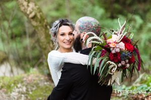 Bouquets de flores naturales o preservadas para bodas o decoración de empresas