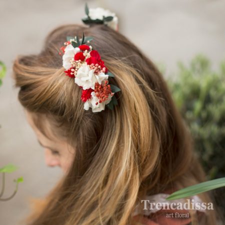 peineta-floral-preservada-en-rojo-y-balnco-venta-online