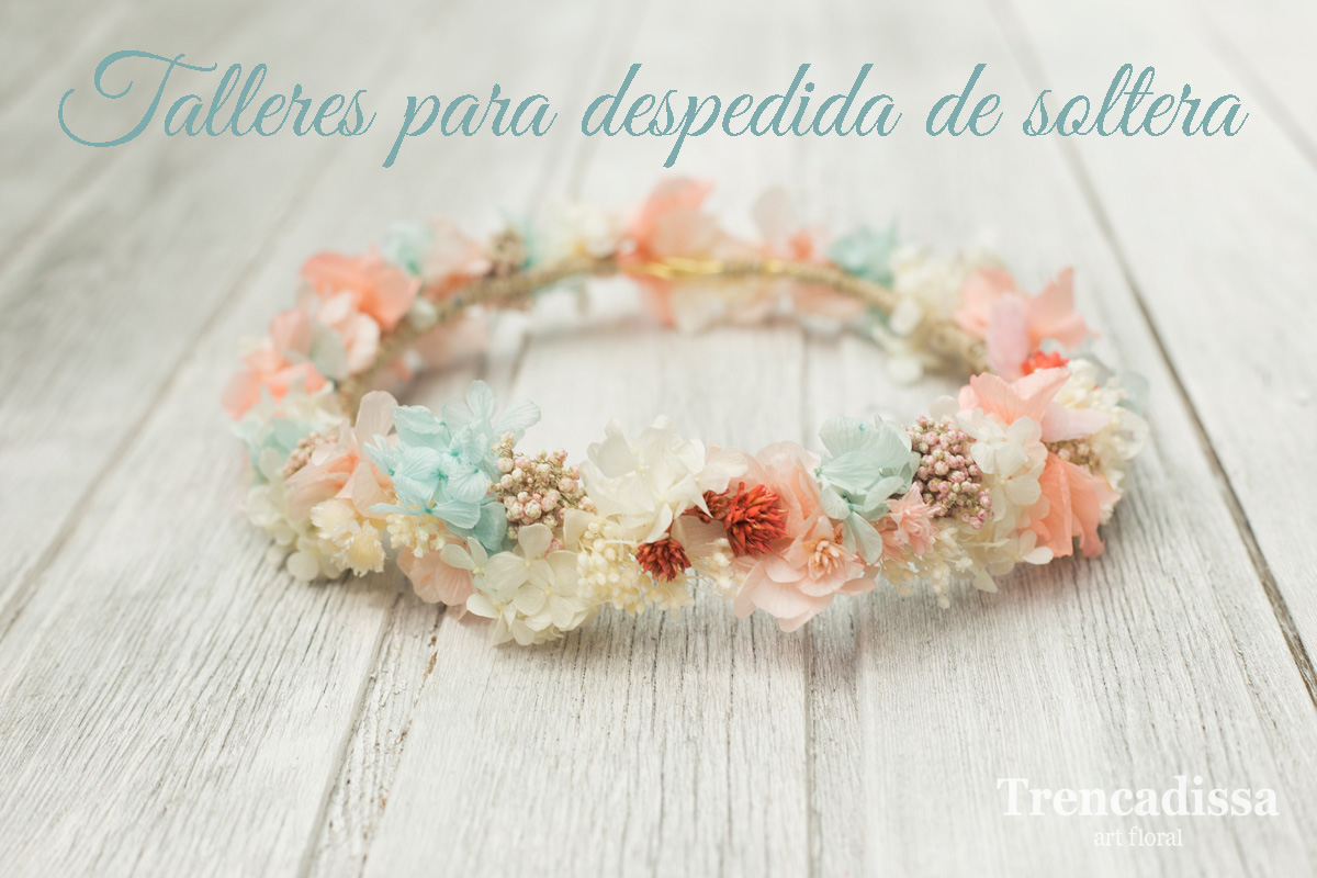 Taller de despedida de soltera, haz tu composición con flor seca y preservada