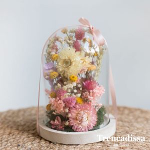 Cúpula con flores secas, envíos a toda España