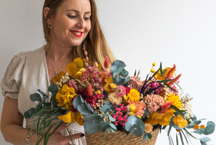 Centro de flores secas y preservadas venta online