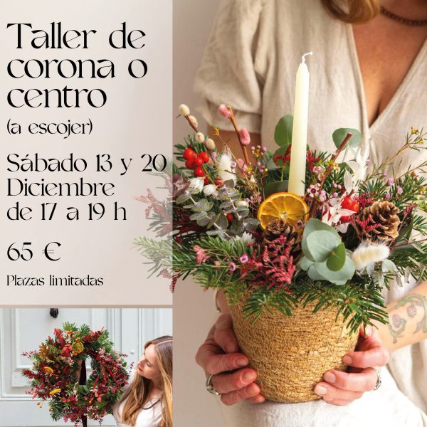 Taller de centro de navidad en Badalona