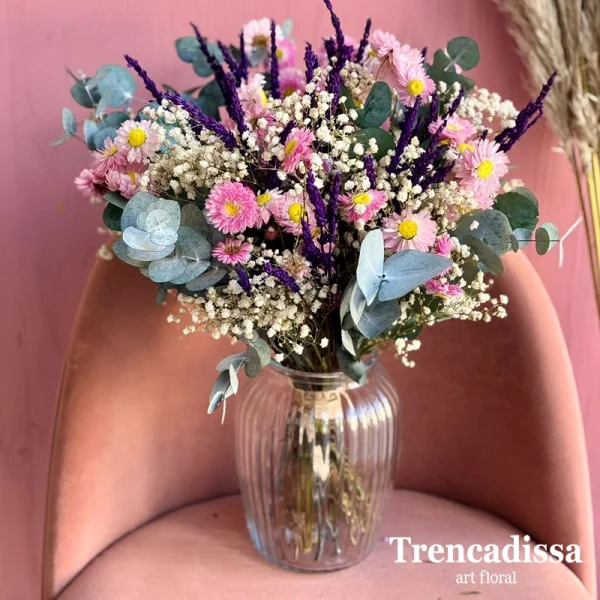 LAVANDA preservada, eucalipto preservat, ghypsophila preservada, flor de papel o siempreviva