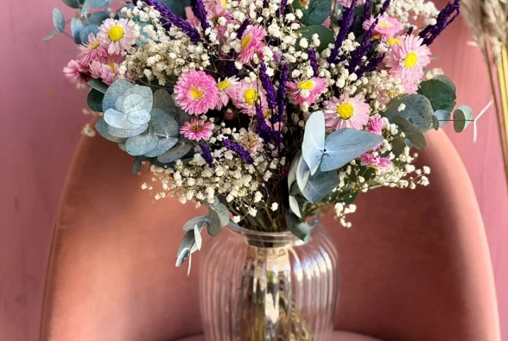 LAVANDA preservada, eucalipto preservat, ghypsophila preservada, flor de papel o siempreviva