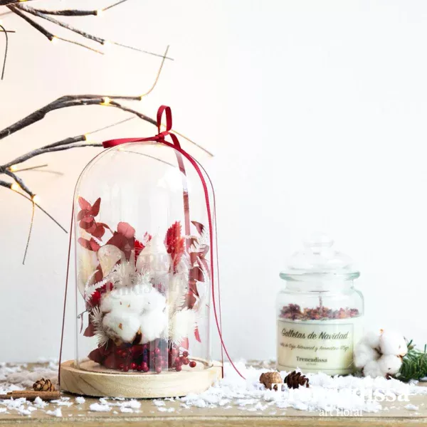 Compra tu cúpula navideña sin gravar o bien añade el mensaje que quieras y anótalo en las observaciones cuando hagas tu pedido.