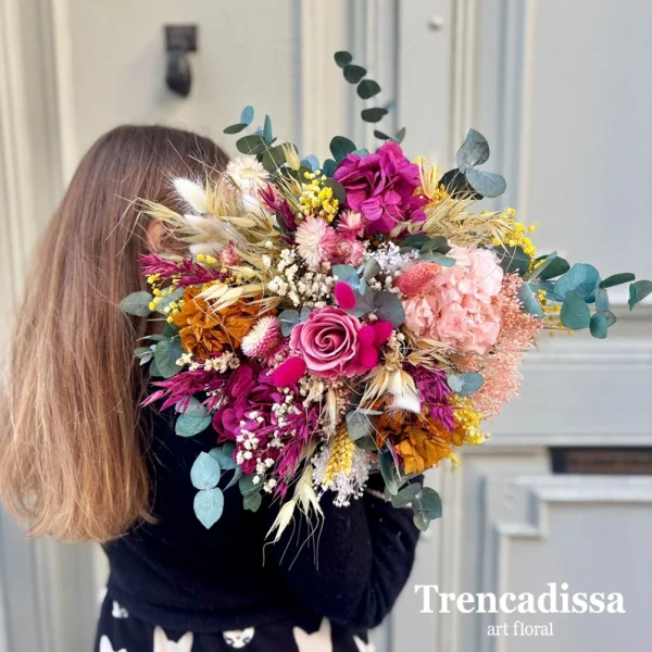 Ramos preservados Rosas preservadas Hortensia rosa preservada Eucalipto preservado Ghypsophila preservada Flores secas